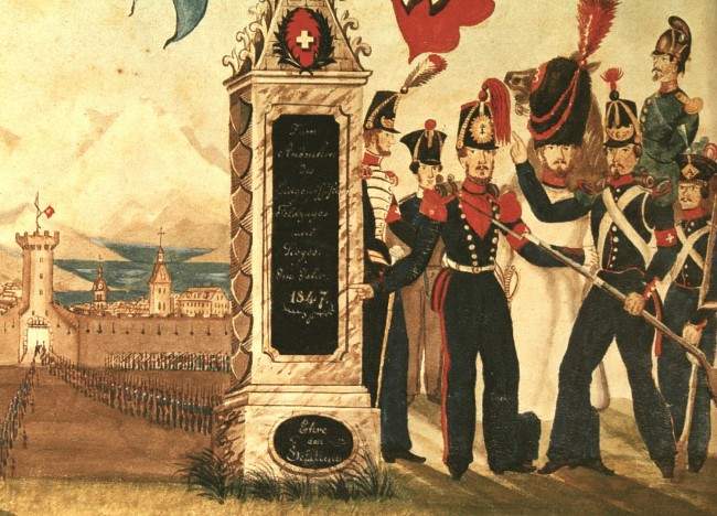 1847_Gedenkblatt_Soldaten